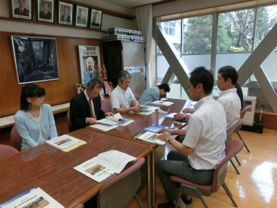 第１回評議委員会の様子